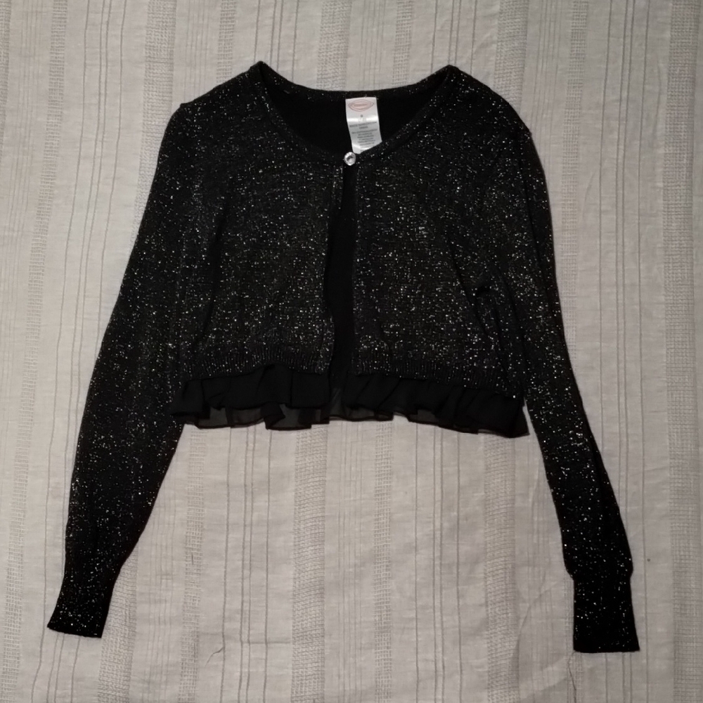 Fancy Black Sweater With Glitter